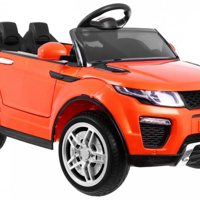 Elektrické autíčko Rapid Racer pro děti Oranžové + Dálkové ovládání + Pomalý start + EVA + MP3 LED