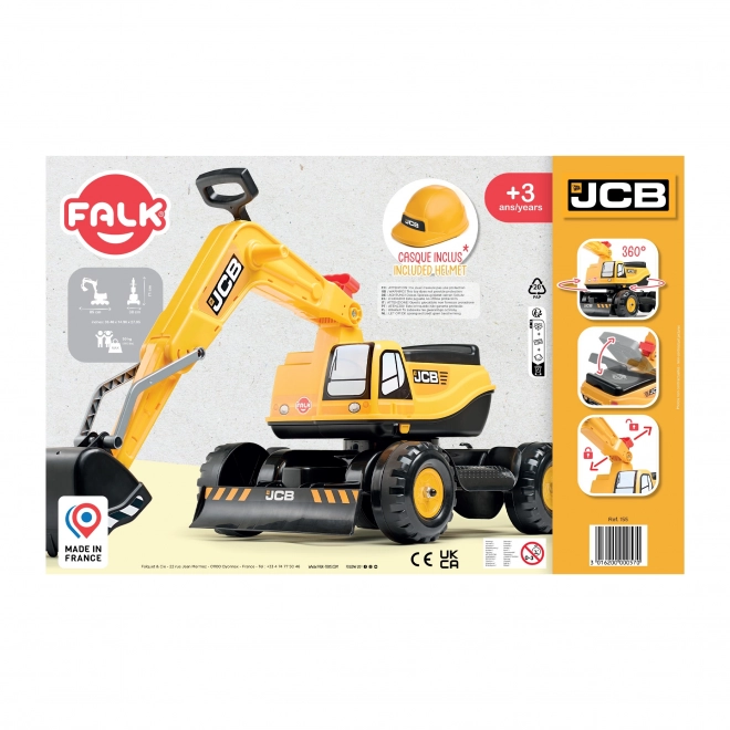 Obratná dětská žlutá koparka FALK JCB