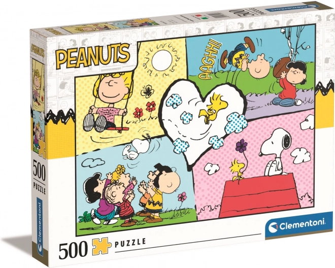 Puzzle Peanuts 500 dílků od Clementoni