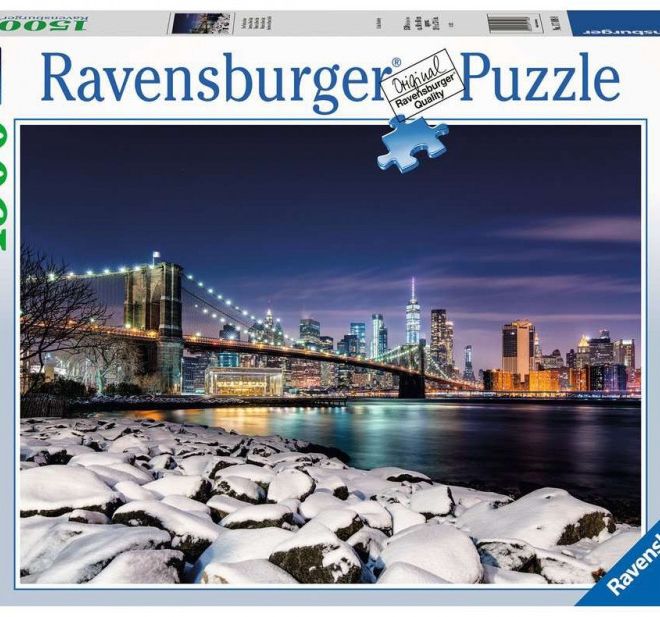 Puzzle 1500 prvků Zima v New Yorku