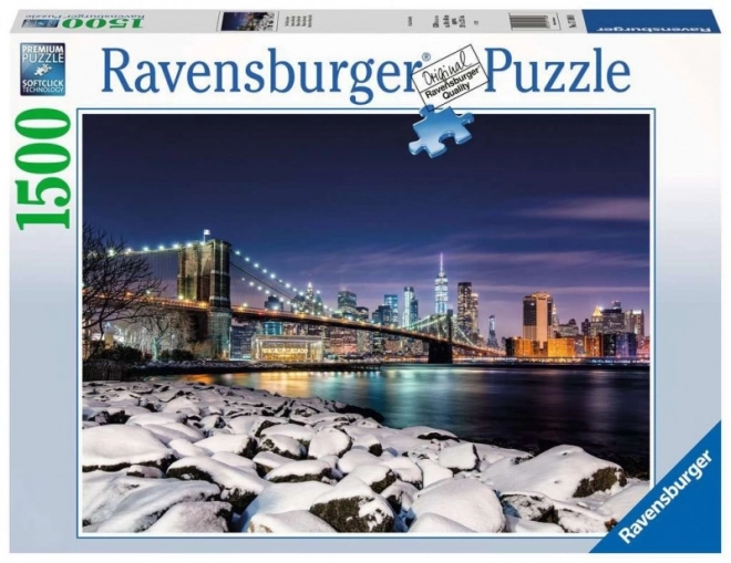 Puzzle 1500 prvků Zima v New Yorku