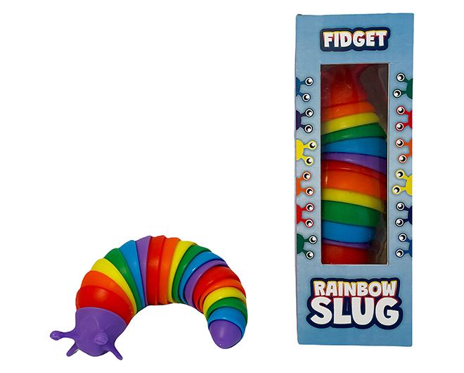 Fidget toy - duhový šnek