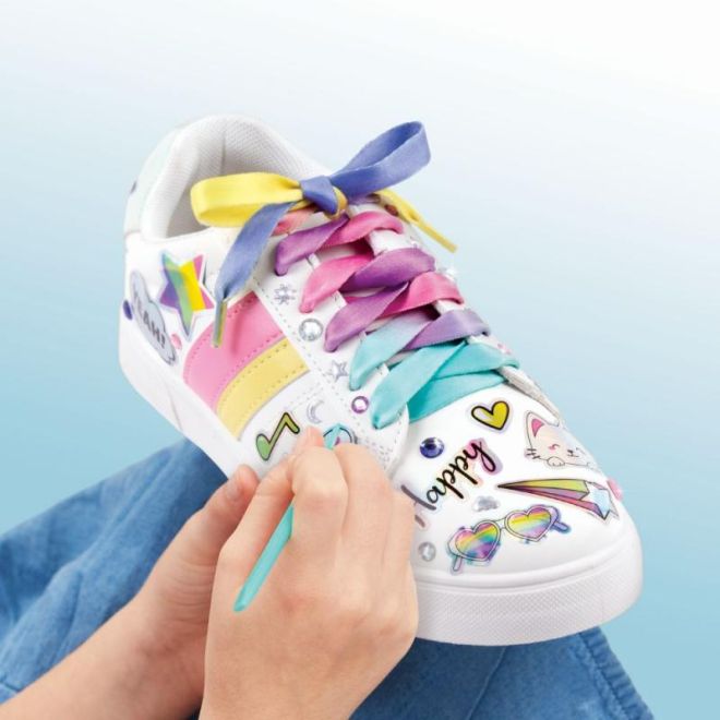 Dekorativní samolepky na boty Rainbow Chic
