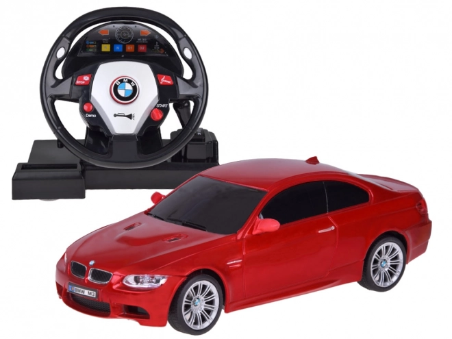 Sportovní vůz BMW 1:24 s volantem RC0661