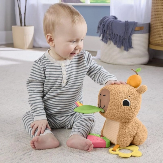 Fisher-price měkká hračka kapybara