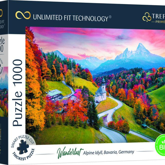 Puzzle prémiové Bavorské Alpy 1000 dílků