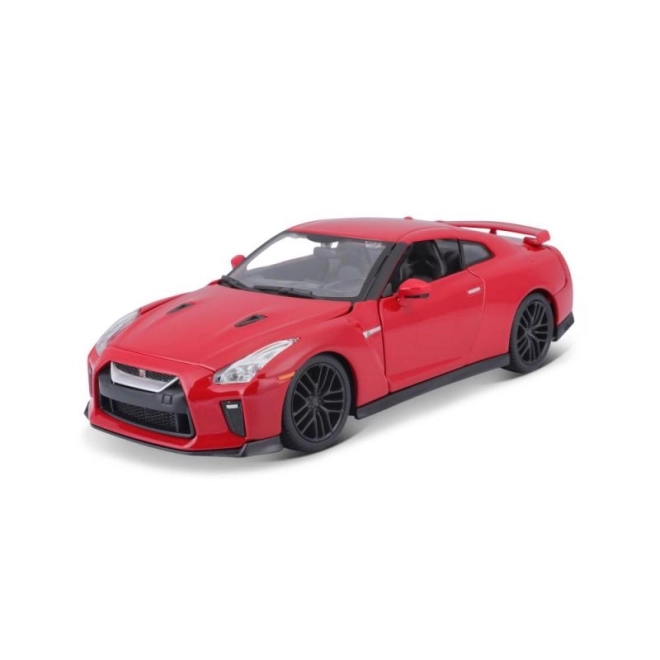 Bburago 1:24 Nissan GT-R Metallic 18-21082 – Červený