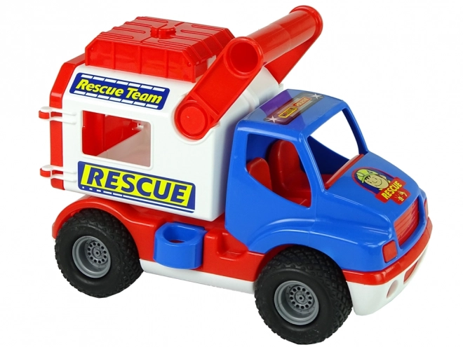 Auto Rescue ConsTruck Blue White Polesie 41937