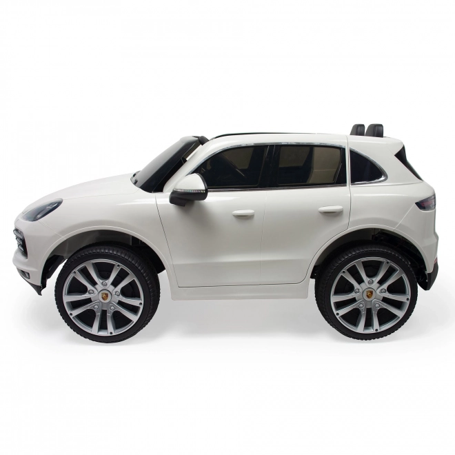 INJUSA 719 Dětské dvoumístné elektrické vozidlo PORSCHE CAYENNE S 12V R/C bílé