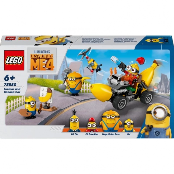 LEGO Minions 75580 Minionki a banánové auto