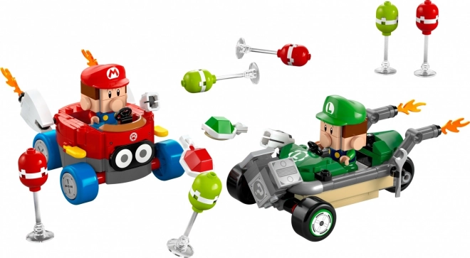 Kostky LEGO Super Mario Baby Mario vs Baby Luigi