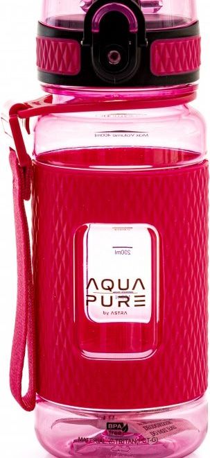 ASTRA Zdravá láhev na vodu Aqua Pure 400ml růžová