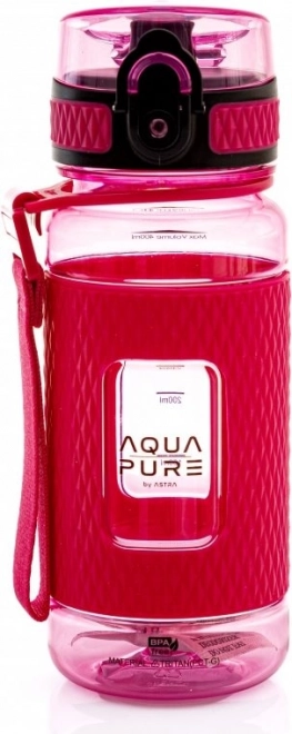 ASTRA Zdravá láhev na vodu Aqua Pure 400ml růžová