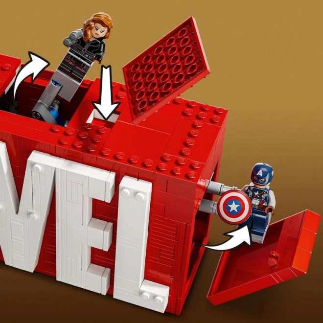 Kolekcionářský model LEGO Marvel s minifigurkami hrdinů