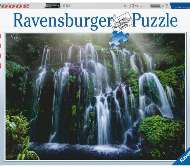 Puzzle 3000 prvků Vodopády