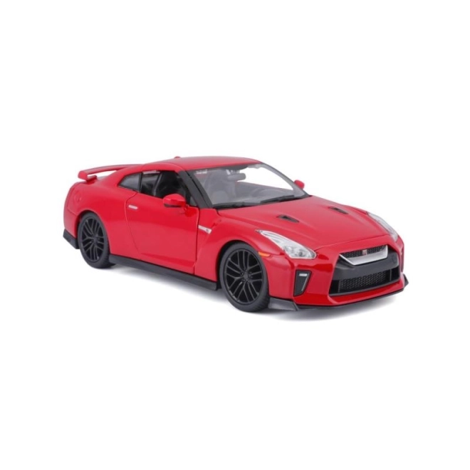 Bburago 1:24 Nissan GT-R Metallic 18-21082 – Červený