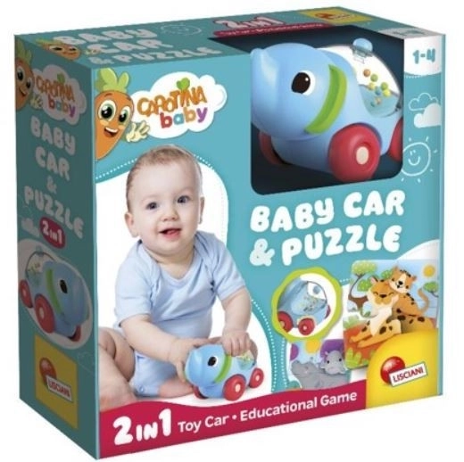 Sloní auto a puzzle - Carotina Baby