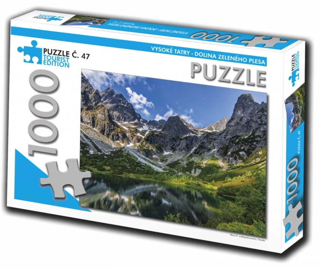 TOURIST EDITION Puzzle Vysoké Tatry, Dolina Zeleného plesa 1000 dílků (č.47)