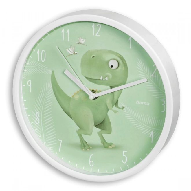 Dětské nástěnné hodiny Dino 25 cm