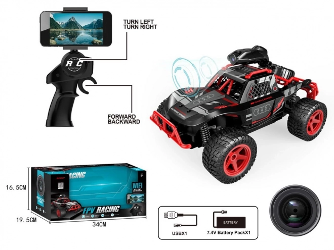 Závodní RC auto s kamerou