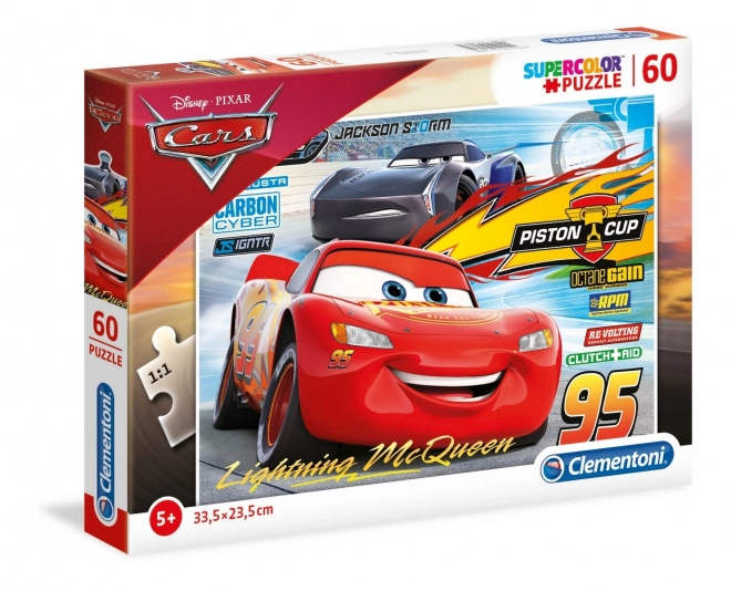 CLEMENTONI Puzzle Cars 3: Piston Cup 60 dílků