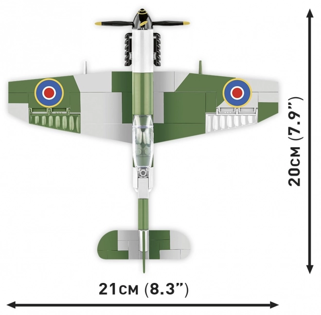 Bubbletop Spitfire Mk. XVI cihly