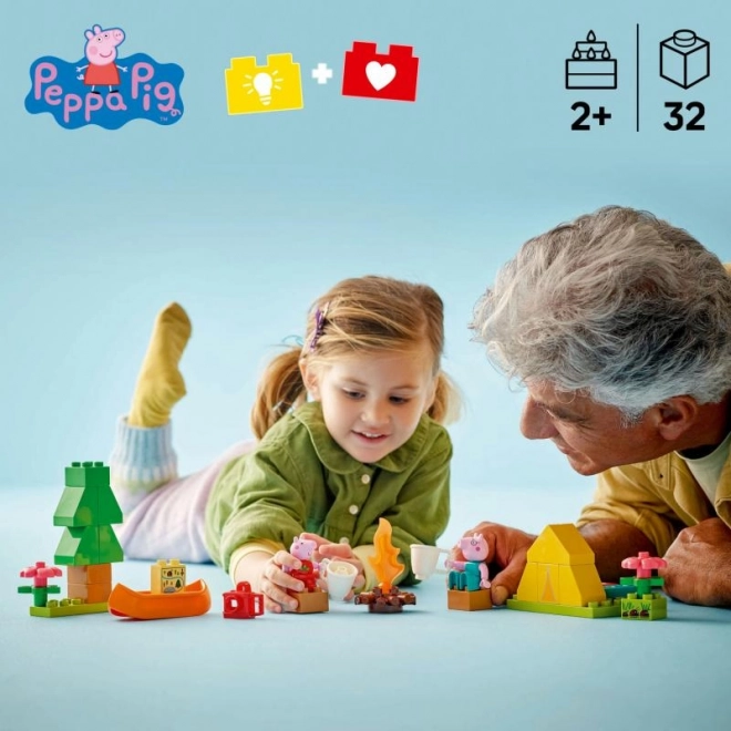 Lego duplo táboření s prasátkem Peppou