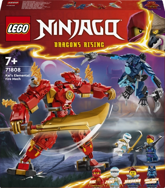 LEGO® NINJAGO® 71808 Kaiův živelný ohnivý robot