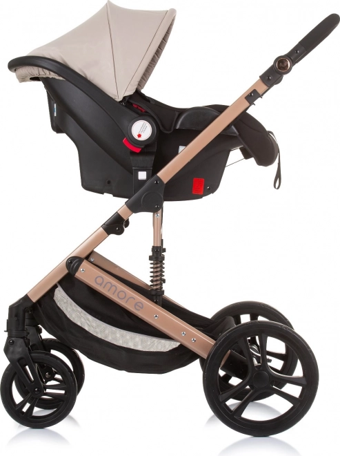 CHIPOLINO Autosedačka Amore i-Size 40-85cm – Macadamia