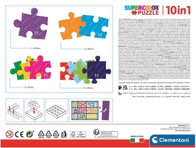 CLEMENTONI Puzzle Prasátko Peppa 10v1