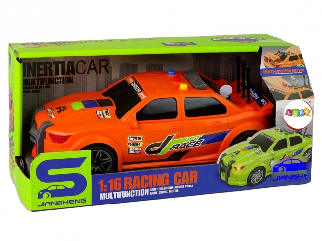 Sportovní závodní auto 1:16 Orange Sound