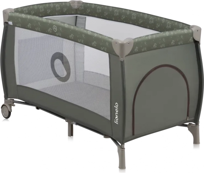 Cestovní postýlka Lionelo Sven Plus Beige Olive