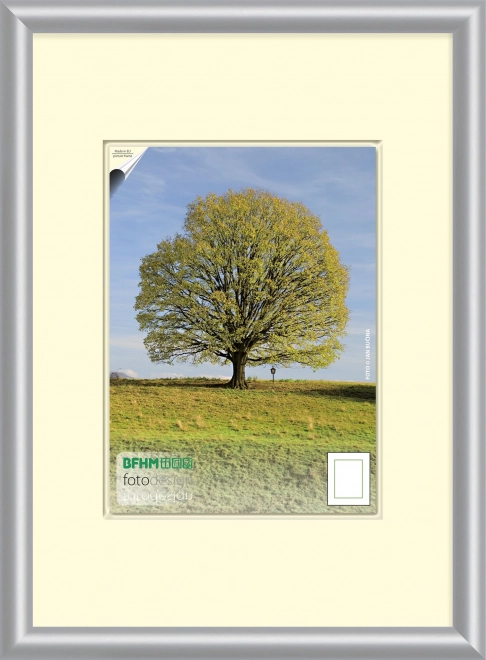 BFHM Plastový rám na puzzle 60x50cm - stříbrný
