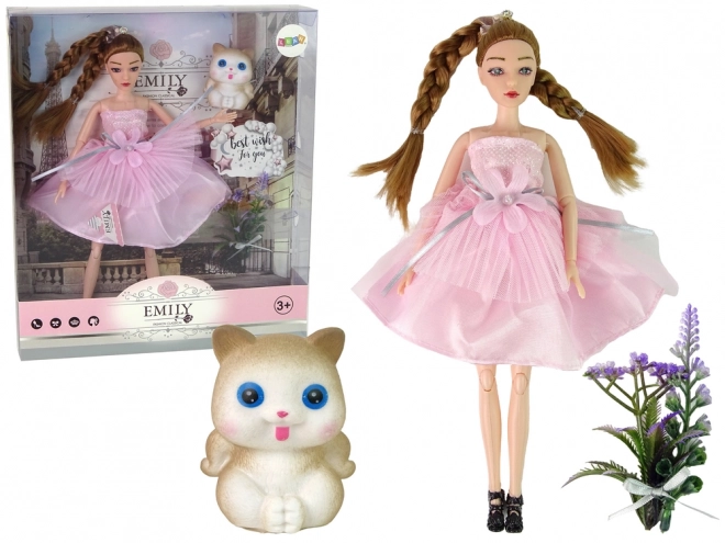 Emily Braids Cat Flower Baby Doll