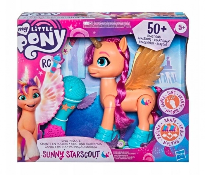 My Little Pony zpívající Sunny Starscout na bruslích