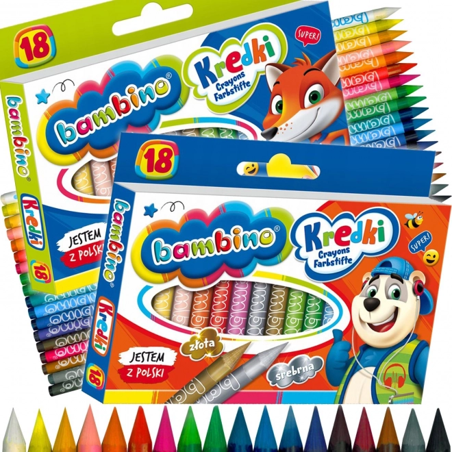 Voskovky Bambino - 18 kusů