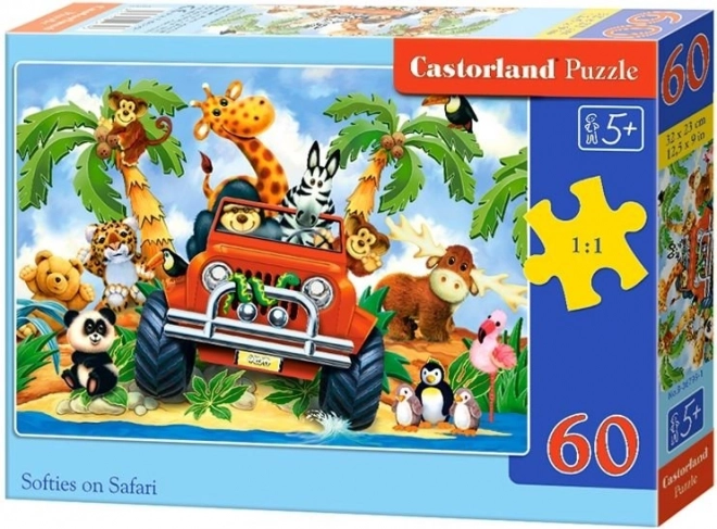 Dětské puzzle Softies na safari