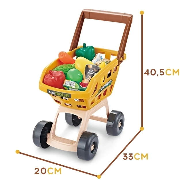 Supermarket s vozíkem a příslušenstvím Woopie
