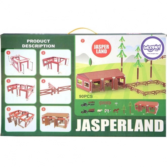 Farma se zvířaty a traktory od Woopie