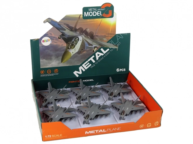 Třecí pohon stíhačky 1:72 tmavě šedý