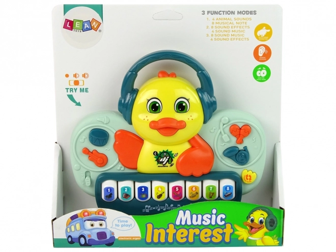 Interaktivní Duck Duck Piano DJ Zvuk Hudební nástroje Melodie