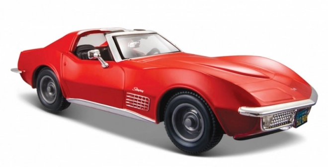 Model metal 1970 Chevrolet Corvette red