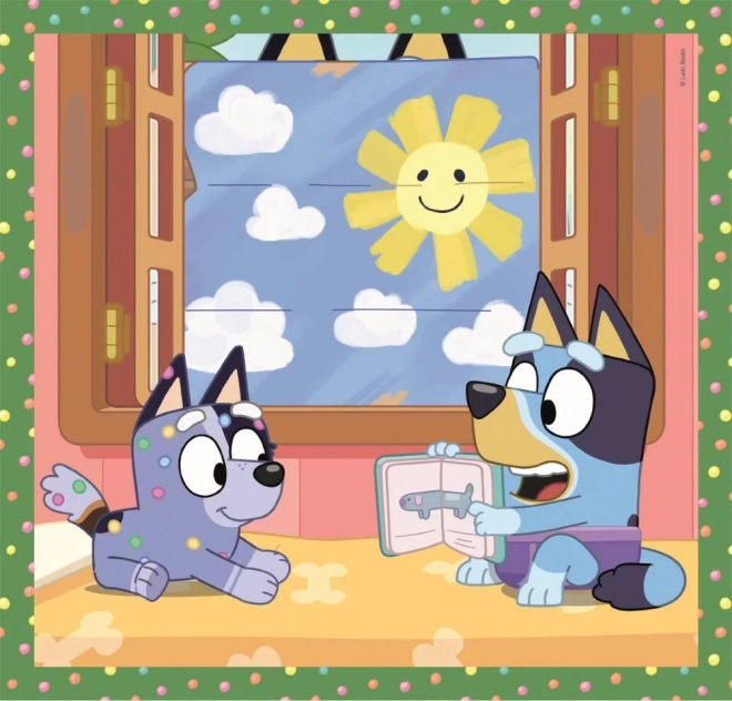 CLEMENTONI Puzzle Bluey 3x48 dílků