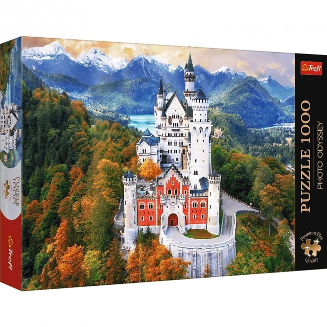 TREFL Puzzle Premium Plus Photo Odyssey: Zámek Neuschwanstein 1000 dílků