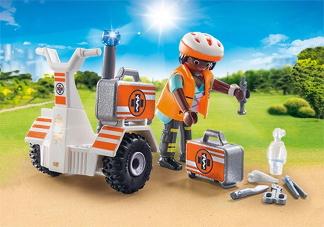 PLAYMOBIL® City Life 70052 Zásahová dvoukolka záchranářů se světly