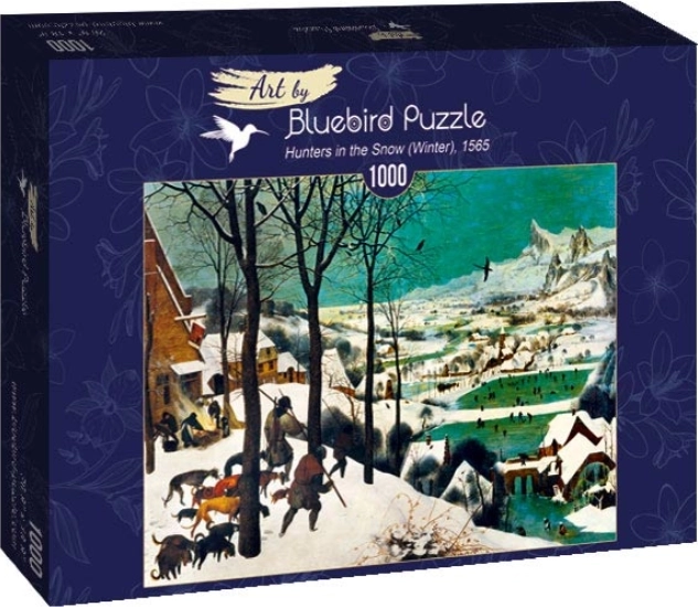 Puzzle Lovci ve sněhu 1000 dílků