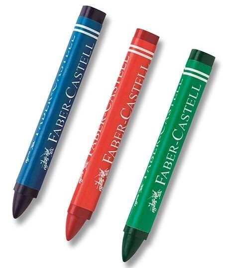 Faber-Castell Voskovky trojboké 12ks