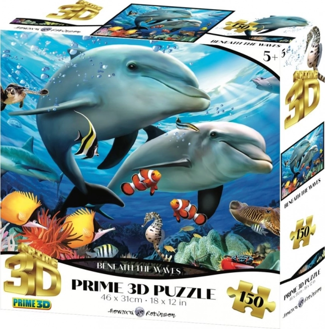 PRIME 3D Puzzle Pod vlnou 3D 150 dílků