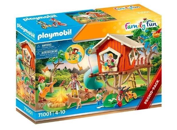 Bricks Family Fun set s figurkami 71001 Domeček na stromě se skluzavkou