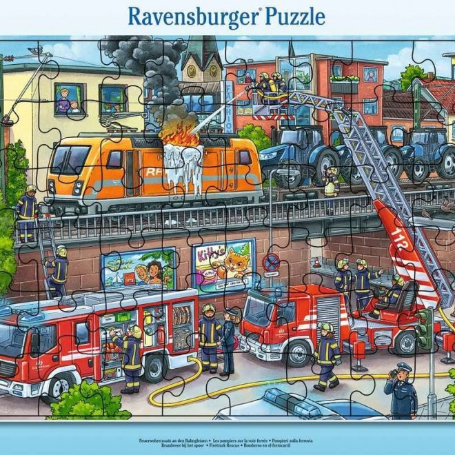 RAVENSBURGER Puzzle Hasiči v akci 48 dílků